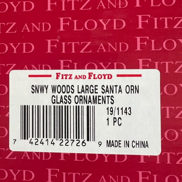 MINT Fitz & Floyd 'Snowy Woods' Ornament - Picture 10 of 10